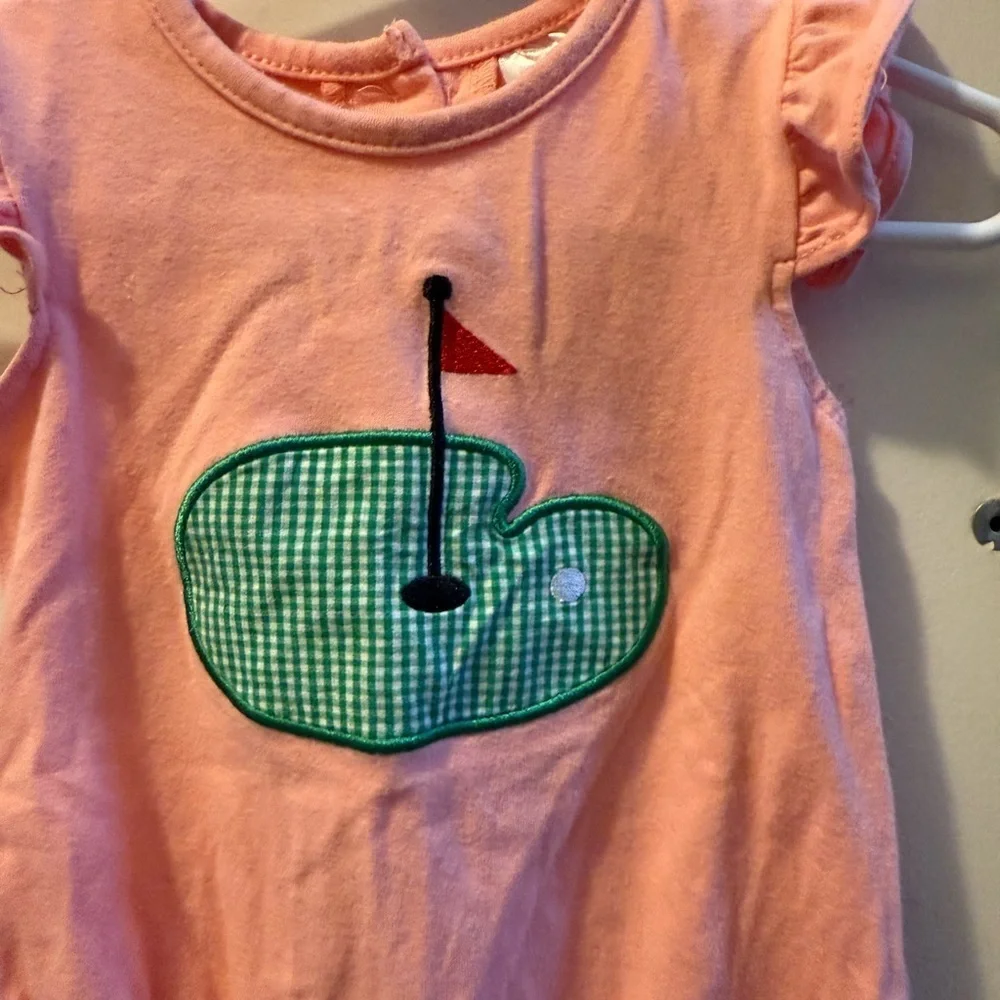 Stitchy Fish Putterly Adorable Applique Bubble Romper
